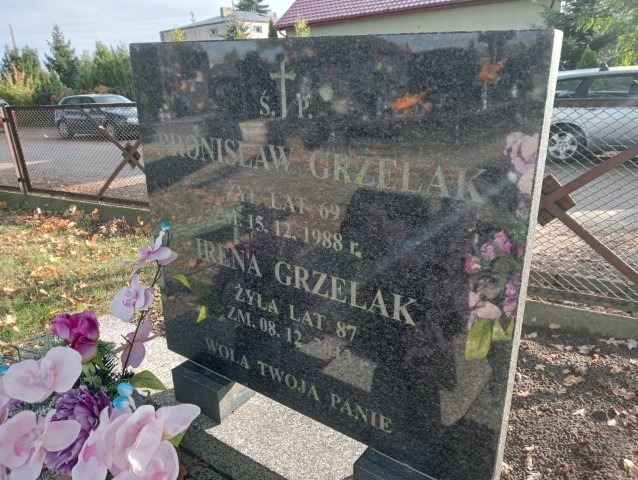 Grób Irena Grzelak