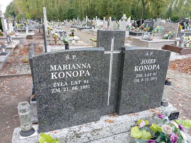 Roman Konopa 1961 Leźnica Wielka - Grobonet - Wyszukiwarka osób pochowanych
